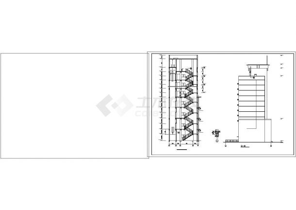 台州市某街道11层框架结构商住楼全套建筑设计CAD图纸（1-3成商用）-图一