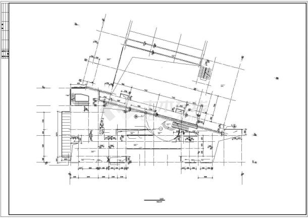 某幼儿园建筑全套施工设计cad图（含幼儿园建筑墙身详图，设计说明）-图二