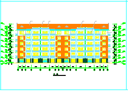 群星花园小区住宅楼详细平立剖CAD设计图-图一
