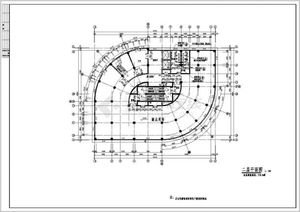 Complete construction drawing of CAD architectural design of a hotel building - Figure 2