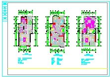 三层带露台花园别墅设计装修cad施工图纸-图二