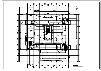 某五层带地下室商场电气施工cad图(含消防设计)-图二