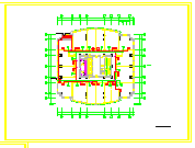 商务楼屋顶VRV室外机cad设计平面施工图_图1