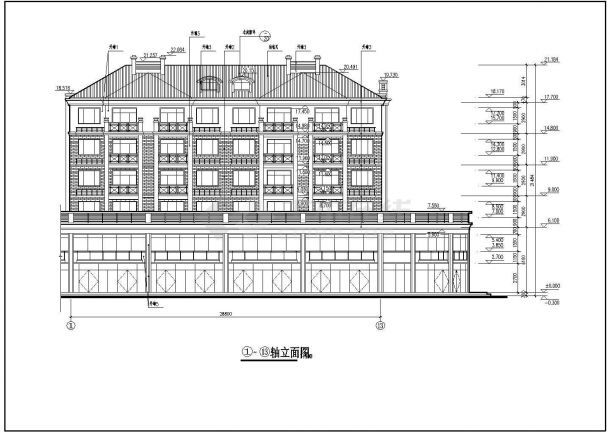安徽省芜湖市某区两套别墅全屋建筑施工设计cad图-图二
