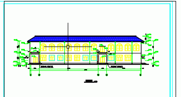 某地区学校综合楼建筑施工CAD设计图纸-图一