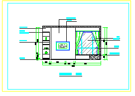 室内家装设计cad立面设计方案施工图大样图_图1
