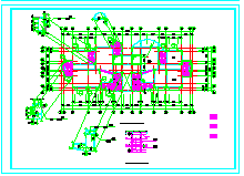 小高层住宅框剪结构cad工程图纸-图二