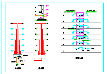 小高层住宅楼全套电气设计CAD图纸_图1