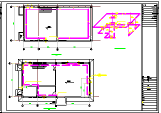 小区供热锅炉房cad施工设计图纸_图1