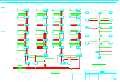 一栋低商住宅楼电气施工CAD设计图纸_图1