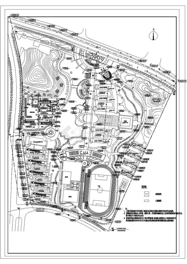 某马鞍山学校CAD大样完整建筑施工图-图一