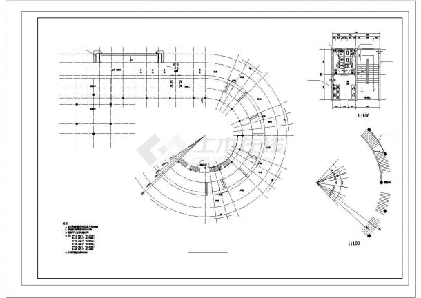 【杭州】某地幼儿园住宅楼全套建筑设计cad图（含建 筑 施 工 图 说 明）-图一