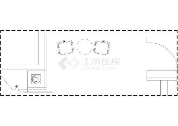 某泰宇集团CAD当铺设计完整构造建筑施工图-图二