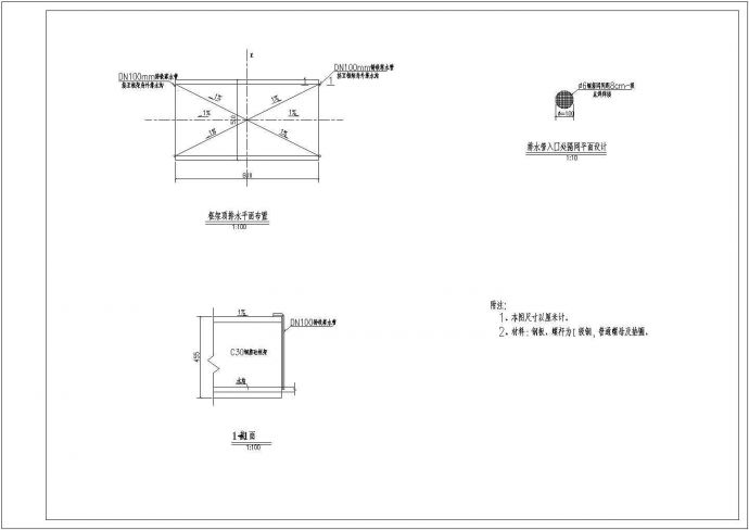 湖北省津门市设计某铁路平改立工程CAD设计方案施工图纸_图1
