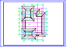 天山茶城装饰设计施工CAD图纸_图1