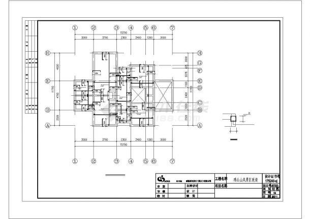 某地区天正3 68号别墅建筑设计施工图(设计说明）-图二