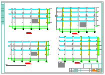 钢结构厂房cad结构设计施工图