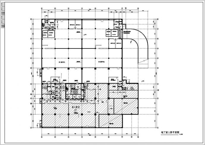 某酒店CAD大样完整建筑施工图全套_图1