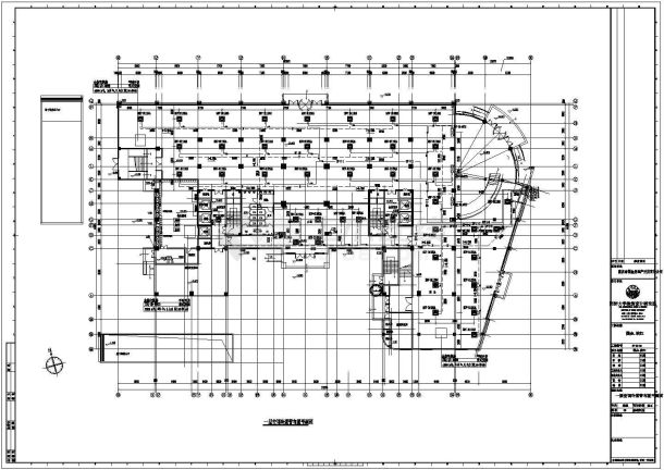 吉林省大安市市区某住宅楼cad暖通空调设计施工图-图一