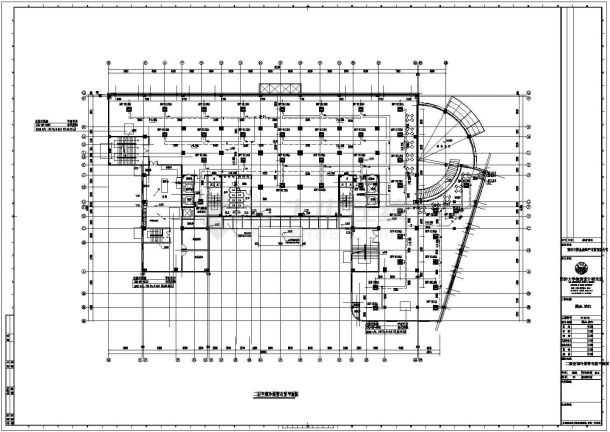吉林省大安市市区某住宅楼cad暖通空调设计施工图-图二