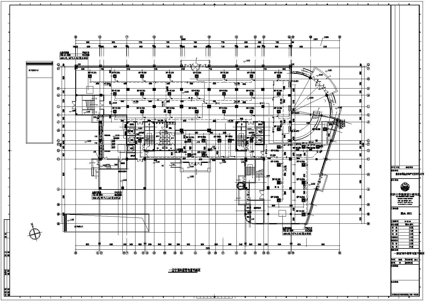 吉林省大安市市区某住宅楼cad暖通空调设计施工图
