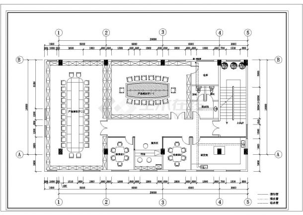 某工厂全套CAD完整构造建筑设计施工图-图一