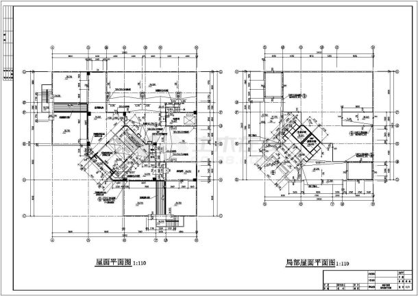 某九层酒店CAD建筑施工设计构造详细图-图一