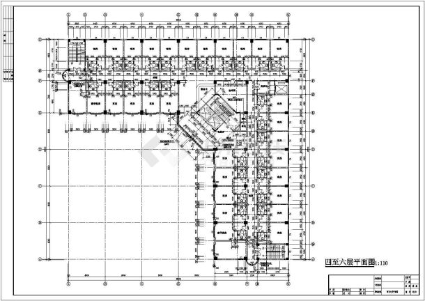 某九层酒店CAD建筑施工设计构造详细图-图二