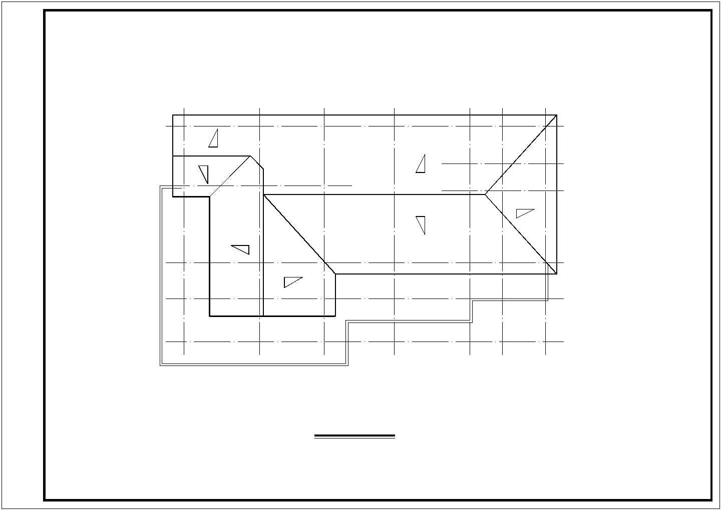 某茶楼建筑CAD设计完整详细大样施工图