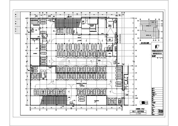 某移动综合楼方案省移动数据机房CAD设计图-图一