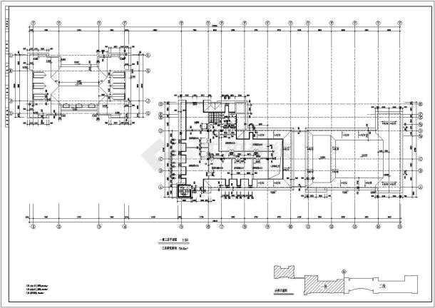 某商业楼全套建筑CAD大样完整设计平面施工图-图一