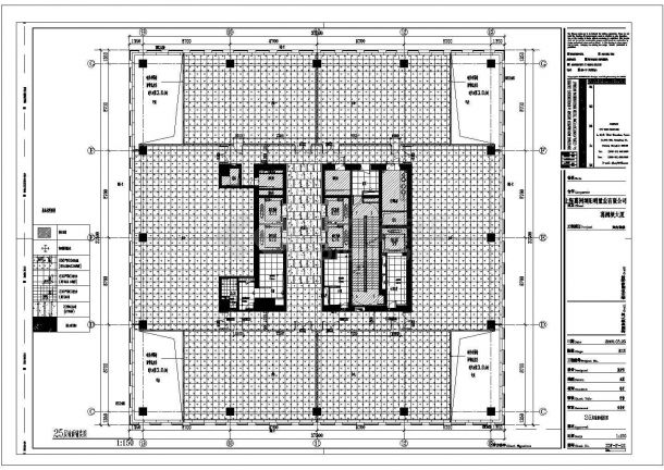 某甲级办公楼CAD建筑设计完整全套施工图-图一