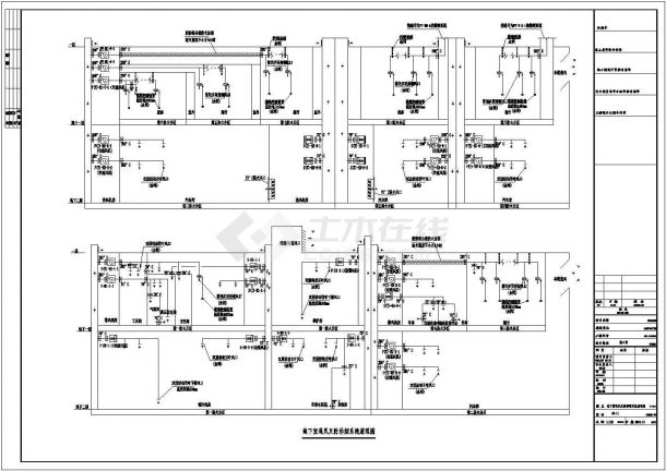 某高层商业楼舒适性中央空调系统设计cad详细施工图（含设计说明）-图二