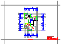 [广州]两层花园式住宅cad建筑施工图（含效果图）-图二