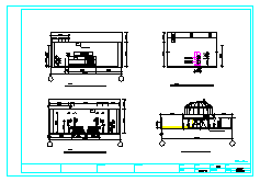 [南方]某电子厂冻水机房cad设计图纸-图一