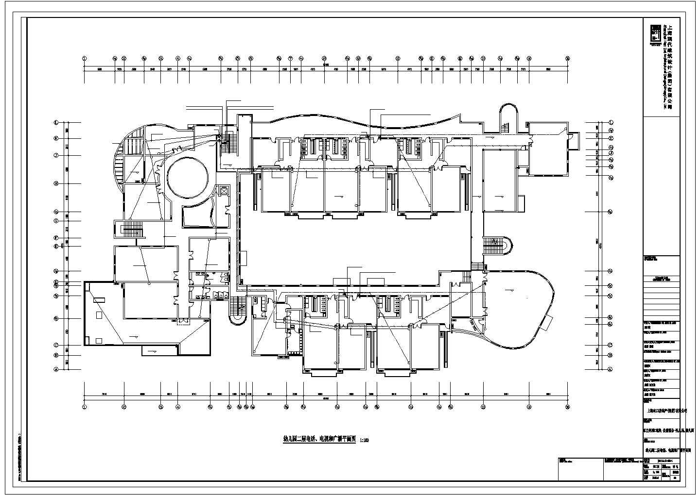 某三班幼儿园+二班托儿所全套建筑设计CAD施工图