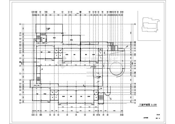 某小学加幼儿园规划和建筑全套设计CAD施工图-图二
