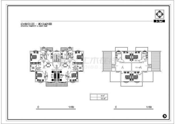某生态社区住宅建筑楼设计cad全套建筑图（含住宅、幼儿园、会展中心等设计，28张图）-图二