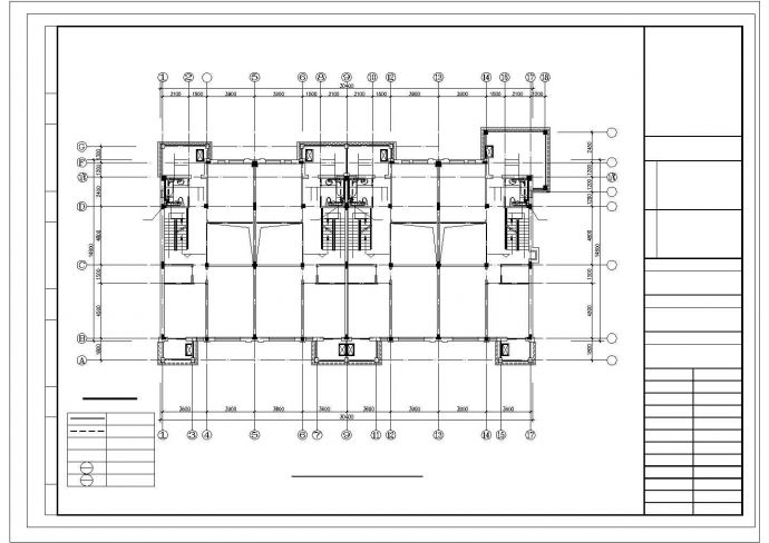 3层4户型联排别墅给排水设计施工图_图1