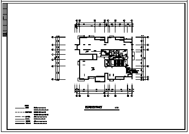 某二十四层带地下室大厦办公楼电气施工cad图(含消防设计)-图二