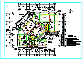 [张家口]某四层防疫站cad建筑施工图-图一