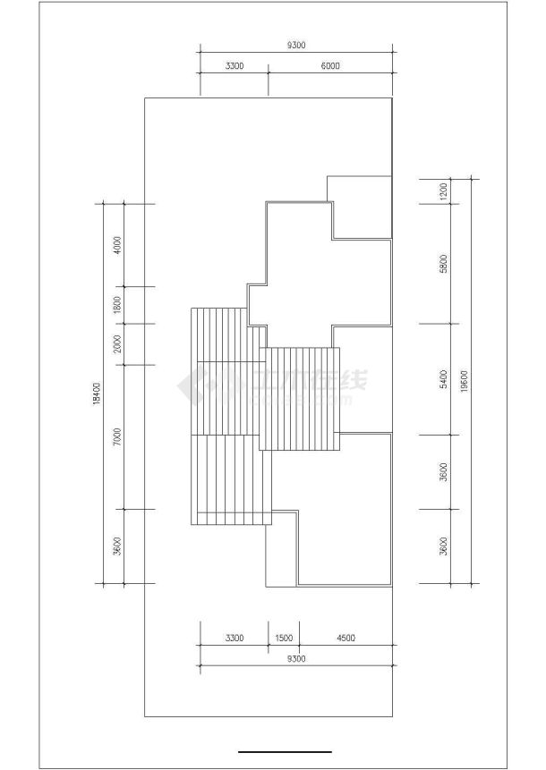 某地区小别墅建筑布置方案设计施工CAD图纸-图一