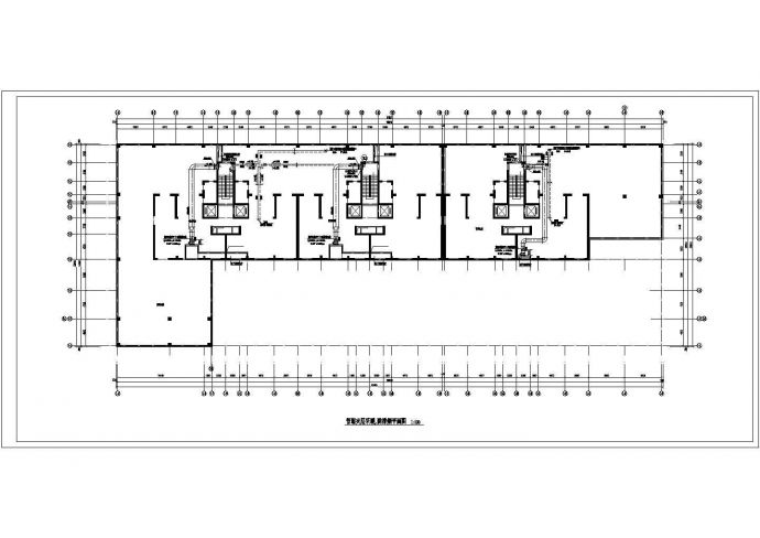 某高层商业楼综合采暖通风及防排烟系统设计cad全套施工图（含多栋设计，含设计说明）_图1
