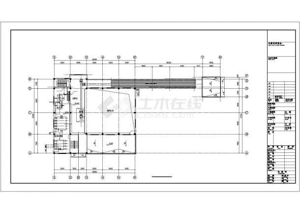 某北方公司锅炉房采暖管网布置方案设计施工CAD图纸-图一