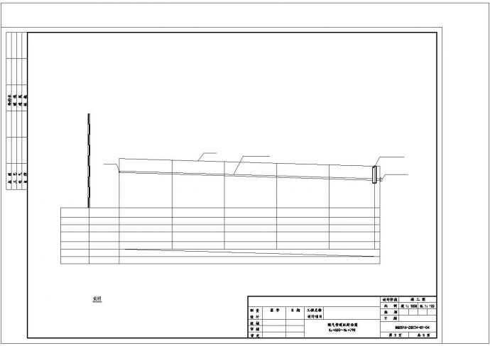 某北方天然气城市气化工程中压管道方案设计施工CAD图纸_图1
