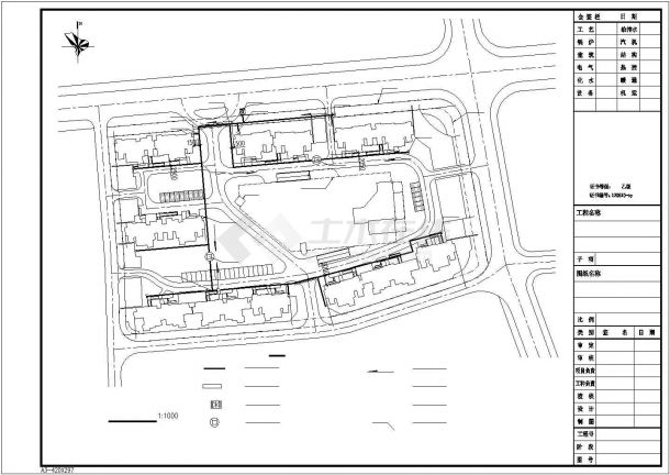 某北方庭院燃气管网工程方案设计施工CAD图纸-图二