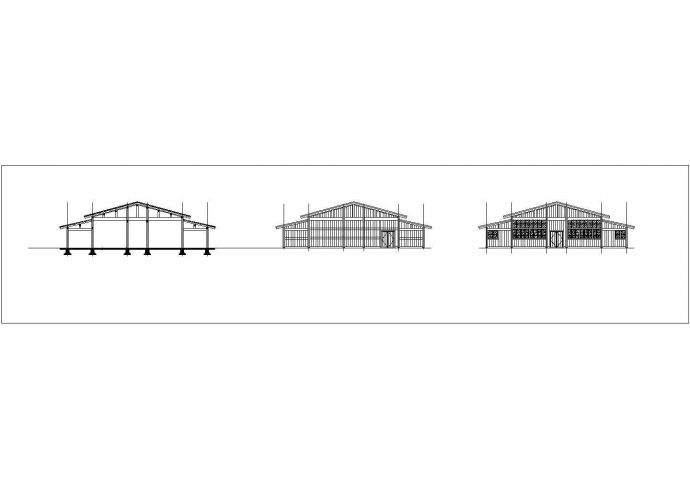 某地区文创农场项目建筑方案设计施工CAD图纸_图1