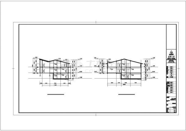 某地区景观度假区贵宾接待中心全套建筑方案设计施工CAD图纸-图一