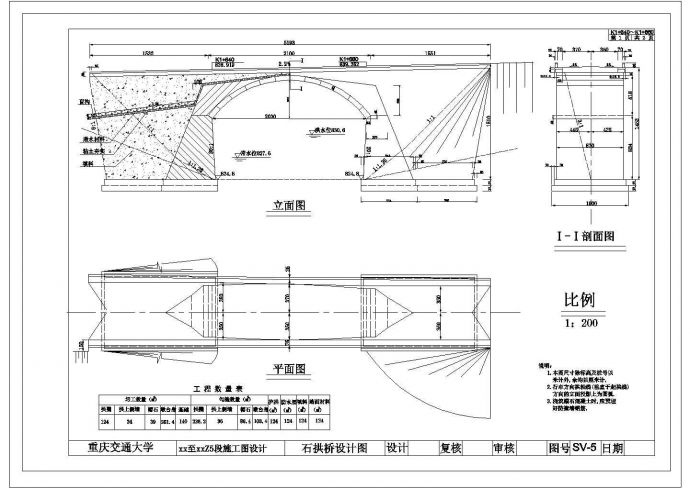 某桥梁CAD构造详细施工设计图_图1