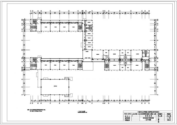 某住宅二层平面CAD大样构造详细图纸_图1